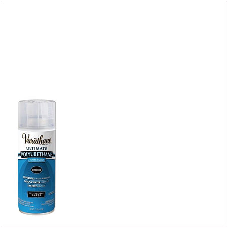 Varathane Ultimate Gloss Crystal Clear Water-Based Polyurethane Spray 11.25 oz, Pack of 6