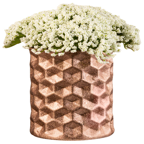 Rust-Oleum Imagine Glitter Rose Gold Water-Based Glitter Paint Interior 8 oz, Pack of 4