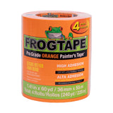FrogTape Pro Grade 1.41 W X 60 yd L Orange High Strength Painter's Tape 4 pk, Pack of 6, Pack of 6