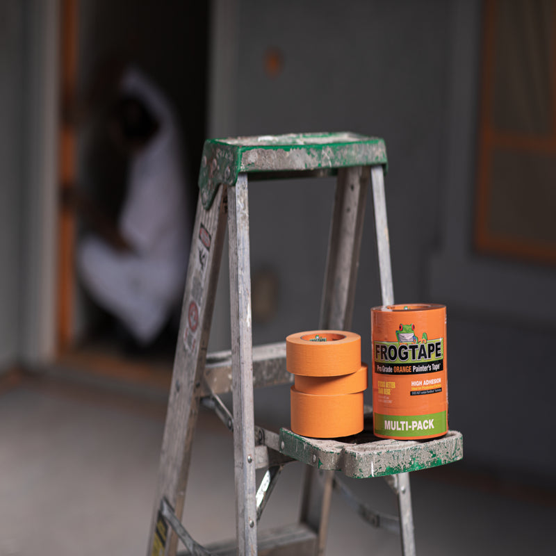 FrogTape Pro Grade 1.41 W X 60 yd L Orange High Strength Painter's Tape 4 pk, Pack of 6, Pack of 6