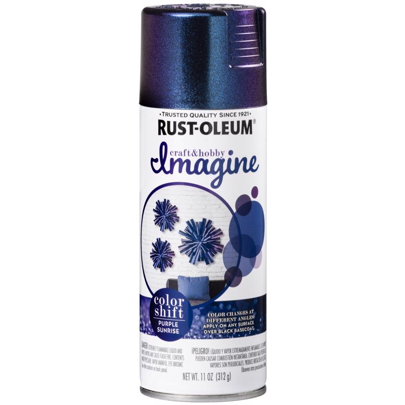 Rust-Oleum Imagine Gloss Purple Sunrise Spray Paint 11 oz, Pack of 4