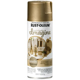 Rust-Oleum Imagine Metallic Champagne Spray Paint 11 oz, Pack of 4