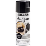 Rust-Oleum Imagine Smooth Chrome Black Spray Paint 10 oz, Pack of 4