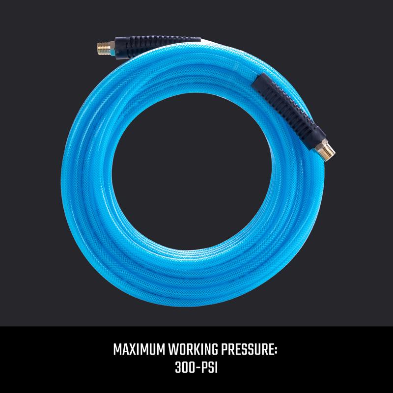 Craftsman 50 ft. L X 1/4 in. D Polyurethane Air Hose 300 psi Blue