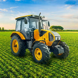 Rust-Oleum Indoor and Outdoor Gloss Caterpillar Yellow Oil-Based Farm & Implement 12 oz, Pack of 6