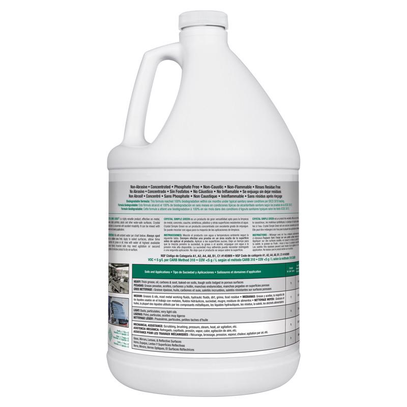 Simple Green Mild Detergent Scent Cleaner and Degreaser 1 gal Liquid, Pack of 6