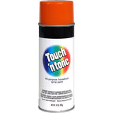 Rust-Oleum Touch N Tone Gloss Orange Spray Paint 10 oz, Pack of 6