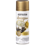 Rust-Oleum Imagine Gold Mirror Spray Paint 6 oz, Pack of 4