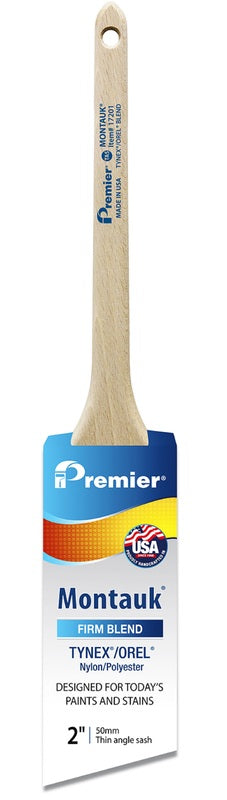 Premier Montauk 2 in. Firm Thin Angle Sash Paint Brush, Pack of 6