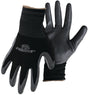 Boss Grip Series B31191-L Coated Gloves, L, Knit Wrist Cuff, Nitrile Coating, Nylon, Black
