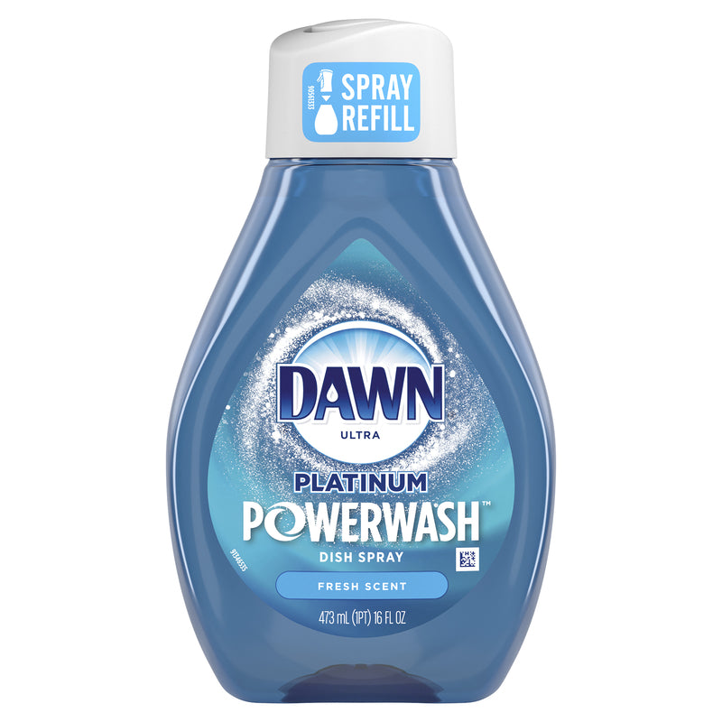 Dawn Platinum Powerwash Fresh Scent Liquid Dish Spray Refill 16 oz 1 pk, Pack of 6