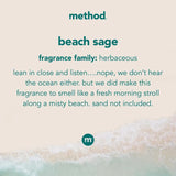 Method Beach Sage Scent Laundry Detergent Liquid 53.5 oz 1 pk, Pack of 4