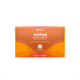 Method Ginger Mango Scent Dryer Sheets Sheets 80 pk, Pack of 6