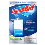 DampRid Hanging Moisture Absorber Fresh Scent 15.4 oz 3 pk, Pack of 4