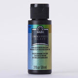 FolkArt Dragonfly Glaze Blue-Green-Gold Hobby Paint 2 oz, Pack of 3
