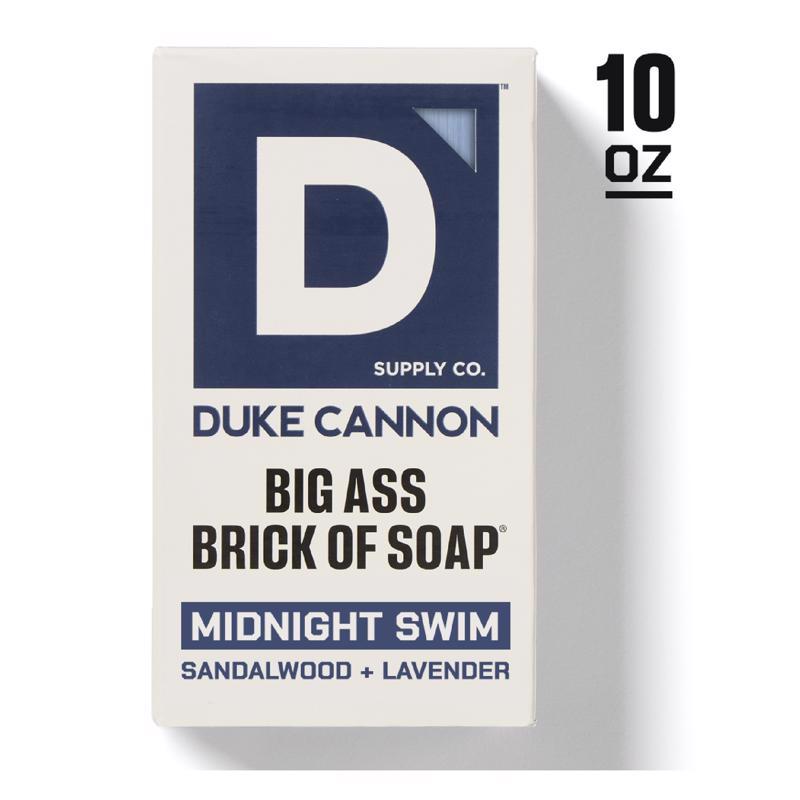 Duke Cannon Midnight Swim Sandalwood + Lavender Scent Bar Soap 10 oz 1 pk