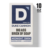 Duke Cannon Midnight Swim Sandalwood + Lavender Scent Bar Soap 10 oz 1 pk