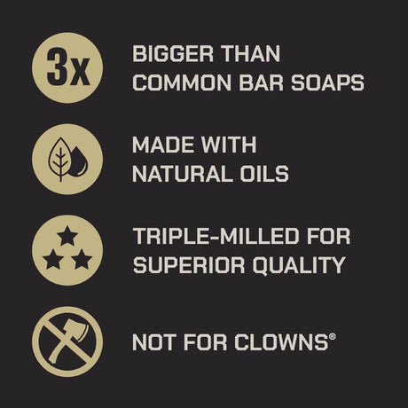 Duke Cannon Midnight Swim Sandalwood + Lavender Scent Bar Soap 10 oz 1 pk