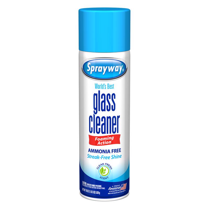 Sprayway Fresh Scent Glass Cleaner 19 oz Foam, Pack of 12