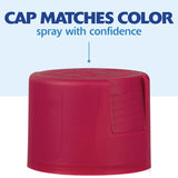 Rust-Oleum Painter's Touch 2X Ultra Cover Matte Red Currant Paint+Primer Spray Paint 12 oz, Pack of 6