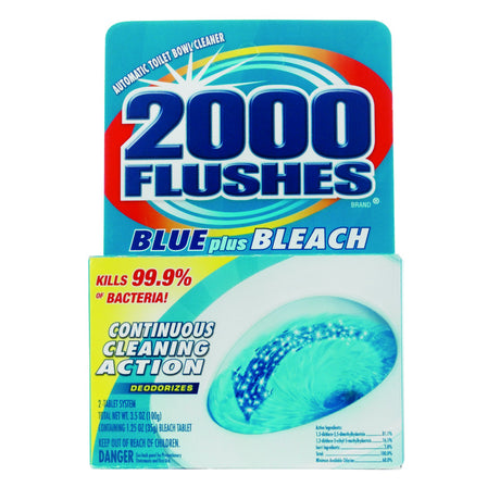 2000 Flushes Clean Scent Automatic Toilet Bowl Cleaner 3.5 oz Tablet, Pack of 12