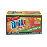 Brillo Estracell Heavy Duty Scrubber Sponge For All Purpose 4.5 in. L 3 pc, Pack of 8