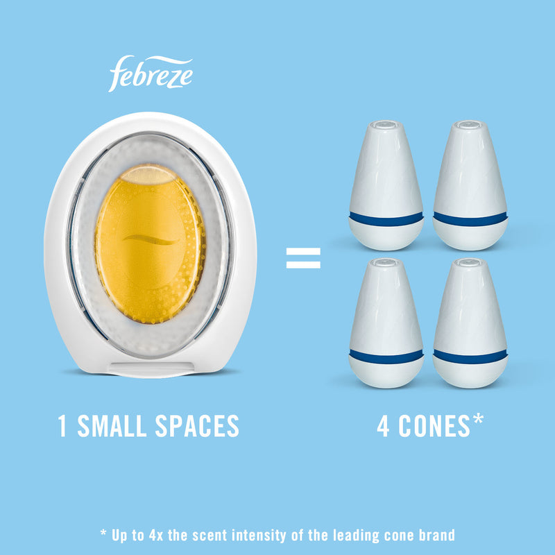 Febreze Small Spaces Linen & Sky Scent Air Freshener 0.25 oz Liquid, Pack of 6