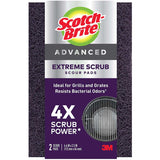 Scotch-Brite Extreme Scrub Heavy Duty Scouring Pad For Grill 4.4 in. L 2 pk, Pack of 6
