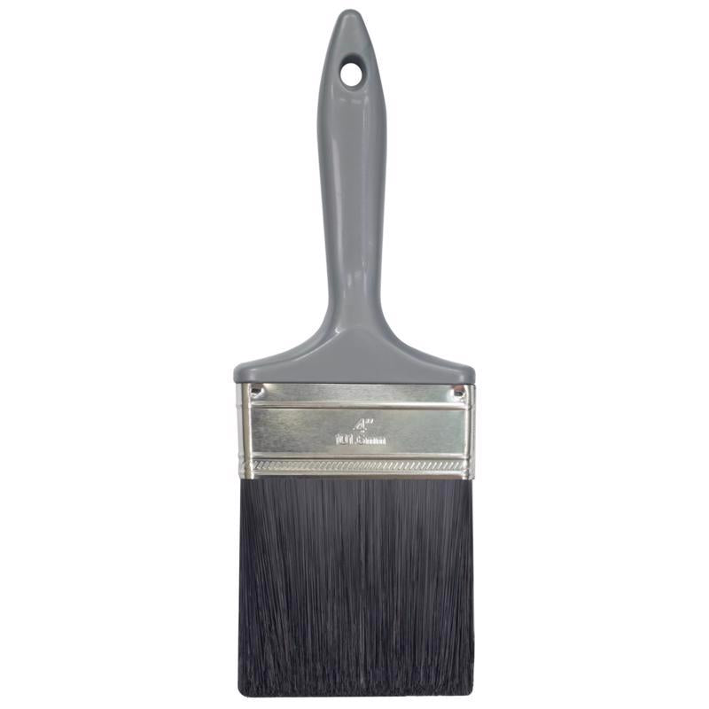 Home Plus Good 4 in. Flat Paint Brush, Pack of 12