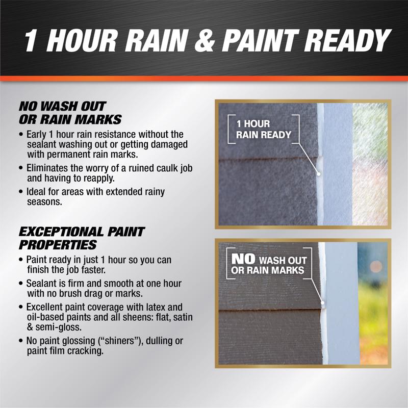 DAP Dynaflex Ultra Clay Advanced Latex Door/Siding/ Window Sealant 10 ...