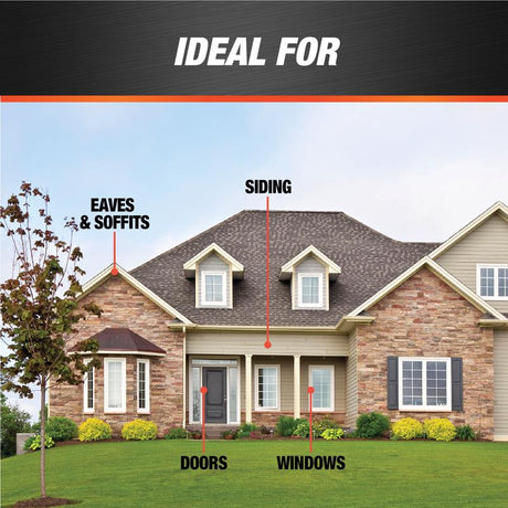 DAP Dynaflex Ultra Clay Advanced Latex Door/Siding/ Window Sealant 10.1 oz, Pack of 12