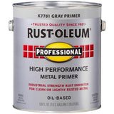 Rust-Oleum K7781402 Primer, Flat, Gray Primer, 1 gal, Pack of 2
