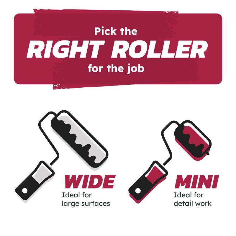 Ace Best Woven 9 in. W X 3/8 in. Paint Roller Cover 1 pk, Pack of 12