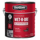 Gardner WET-R_DRI Gloss Black Patching Cement All-Weather Roof Cement 3.6 qt. cap., Pack of 6