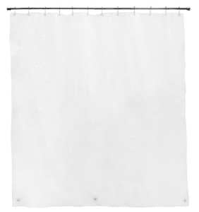 Kenney KN61440 Shower Liner, Mediumweight, 72 in L, 70 in W, PEVA, White