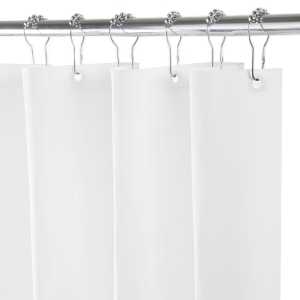 Kenney KN61430 Shower Liner, Lightweight, 72 in L, 70 in W, PEVA, White