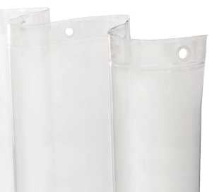 Kenney KN61433 Shower Liner, Lightweight, 72 in L, 70 in W, PEVA, Clear