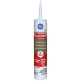GE Advanced Clear Silicone 2 Kitchen and Bath Caulk Sealant 10.1 oz, Pack of 12