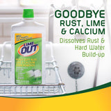 LimeOut Extra No Scent Rust & Calcium Stain Remover 24 oz Liquid, Pack of 6