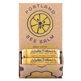 Portland Bee Balm 120 Lip Balm, Yuzu Citrus, 3/PK, Pack of 24