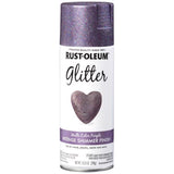 Rust-Oleum Specialty Shimmer Purple Glitter Spray 10.25 oz, Pack of 4