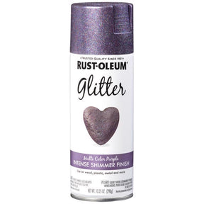 Rust-Oleum Specialty Shimmer Purple Glitter Spray 10.25 oz, Pack of 4