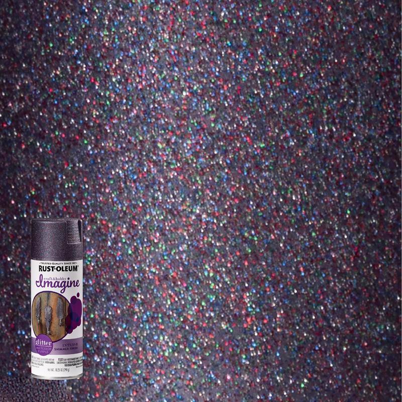 Rust-Oleum Specialty Shimmer Purple Glitter Spray 10.25 oz, Pack of 4