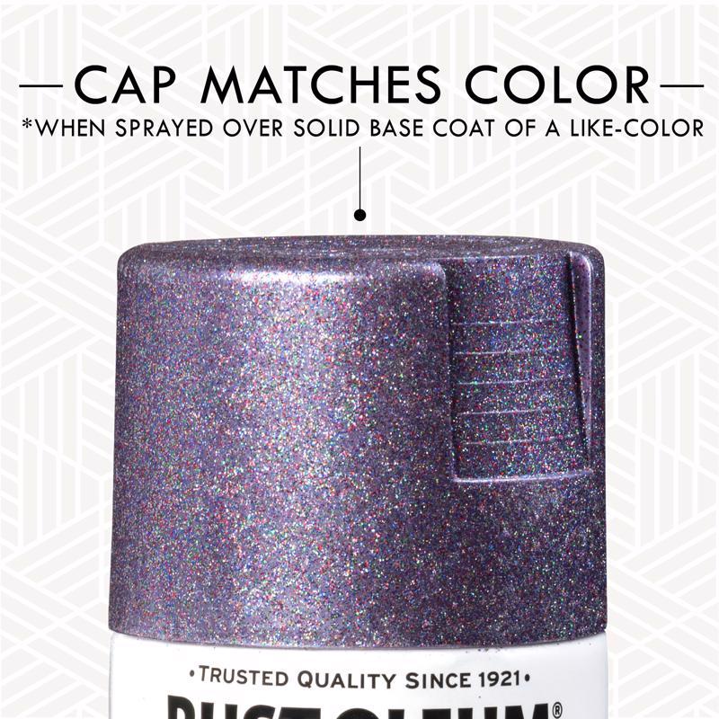 Rust-Oleum Specialty Shimmer Purple Glitter Spray 10.25 oz, Pack of 4