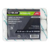 Ace Best Microfiber 9 in. W X 3/8 in. Paint Roller Cover 3 pk, Pack of 3