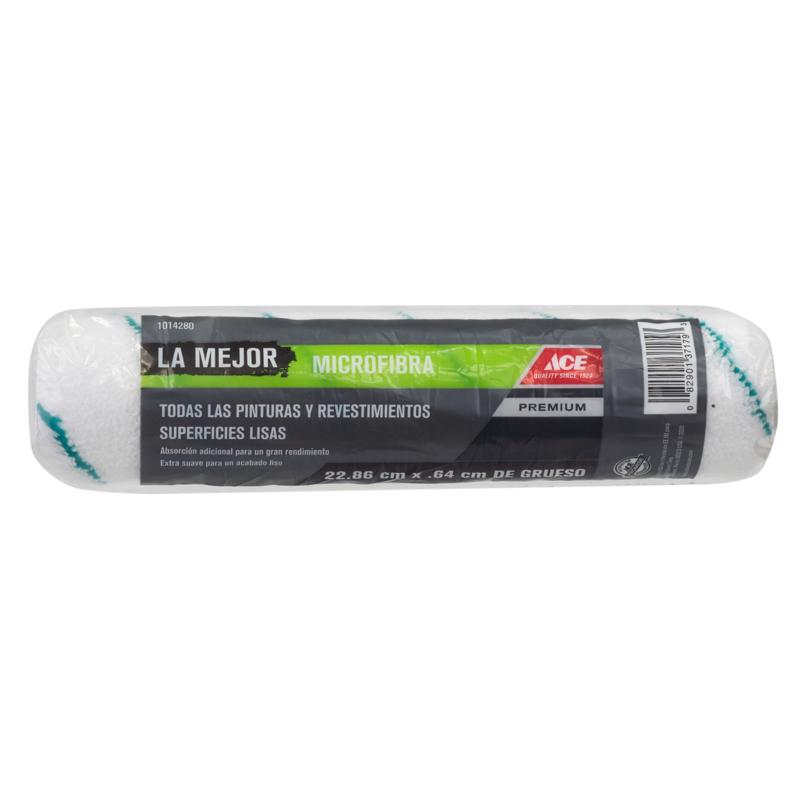 Ace Best Microfiber 9 in. W X 1/4 in. Paint Roller Cover 1 pk