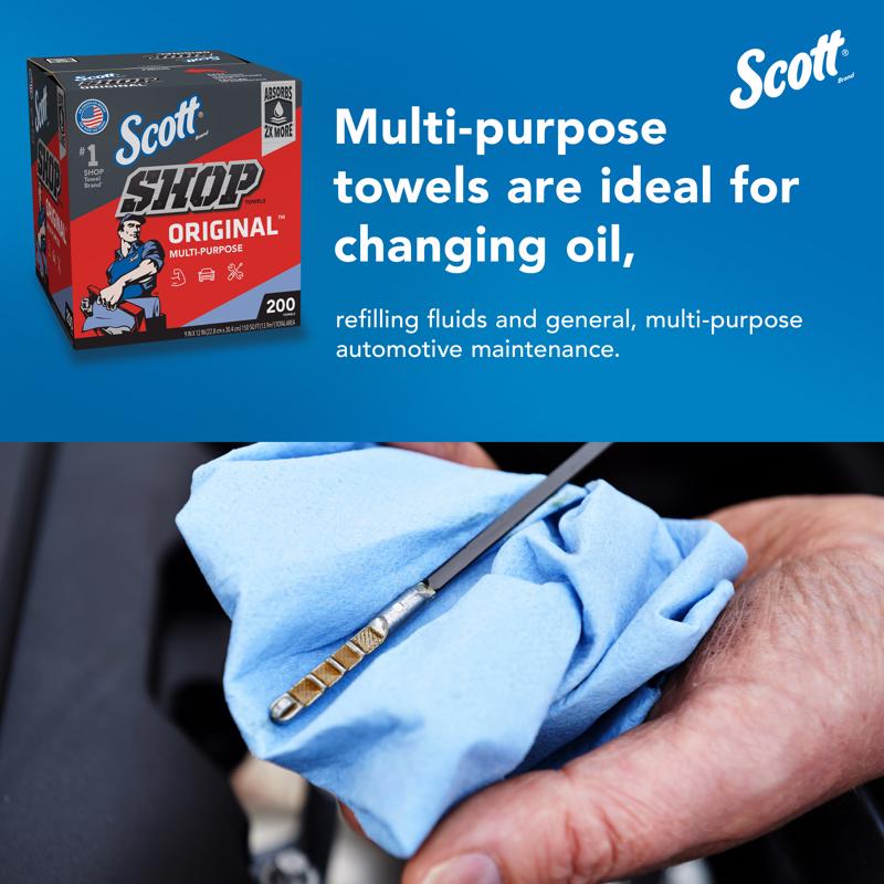 Scott Original Paper Shop Towels 12 in. W X 9 in. L 1 pk