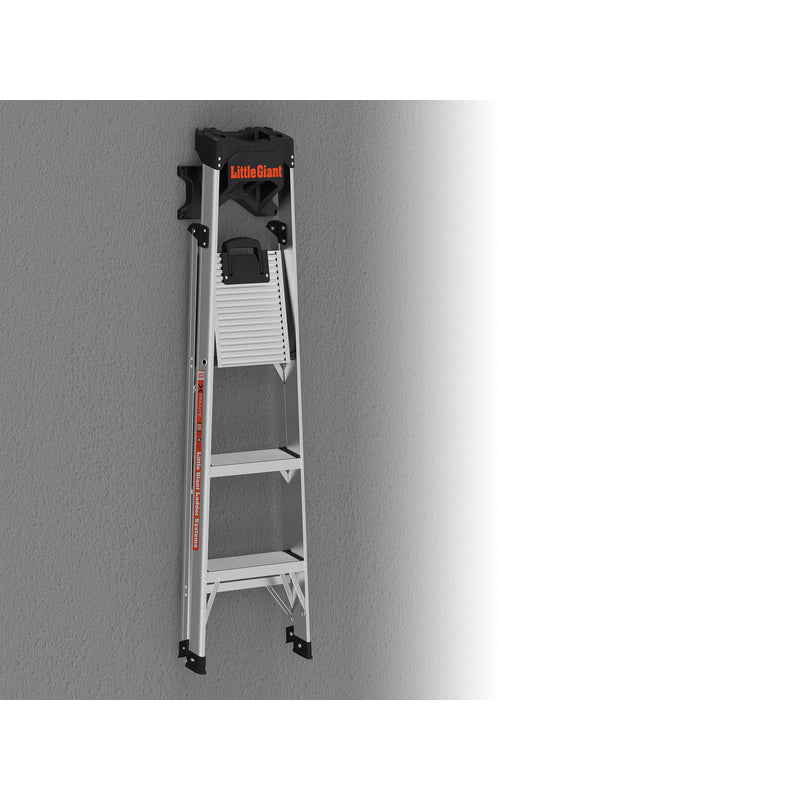 Small Ladder Wall Rack Little Giant Plastic Polymer Black Ladder Wall Rack 1 pk – Mrosupreme.com