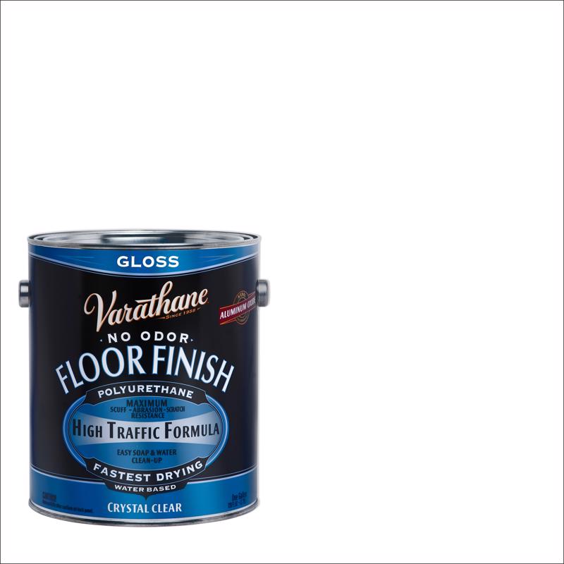 Varathane Gloss Crystal Clear Water-Based Floor Paint 1 gal, Pack of 2