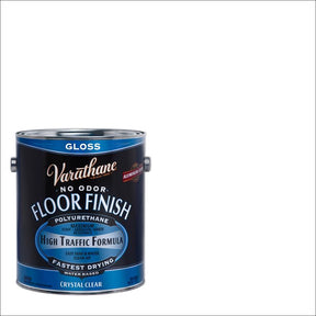 Varathane Gloss Crystal Clear Water-Based Floor Paint 1 gal, Pack of 2
